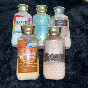 Bath and body works lotion bundle